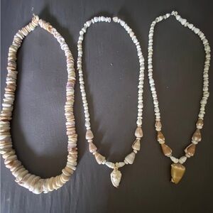 Puka & Cone Shell Necklaces